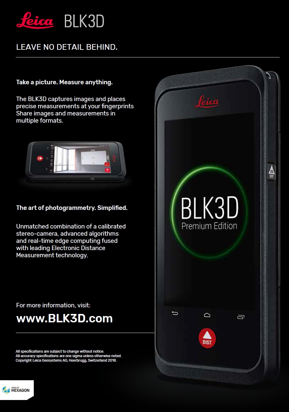 Brochure Leica BLK3D Laserscanner Geodeet